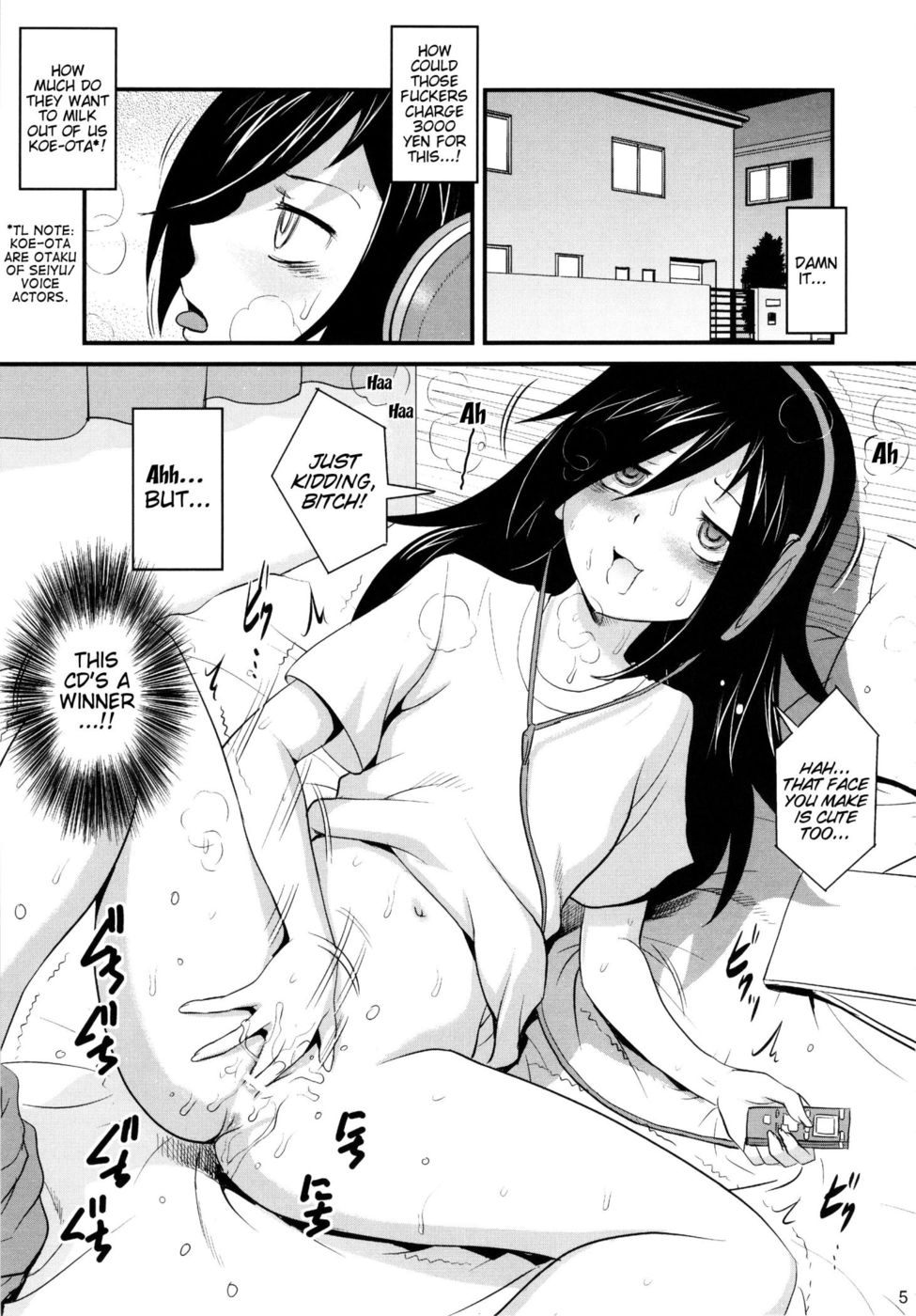 Hentai Manga Comic-I don't care if it's an old man or whatever because I'm not popular!-Read-5